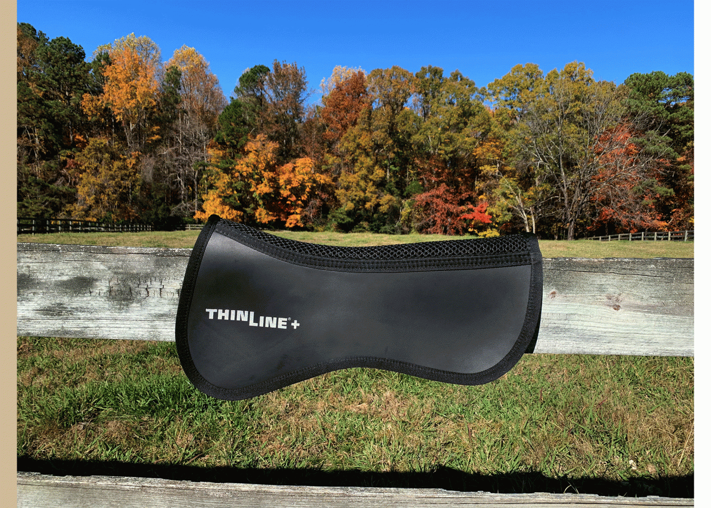 Thin Line Perfect Fit Half Pad in Black