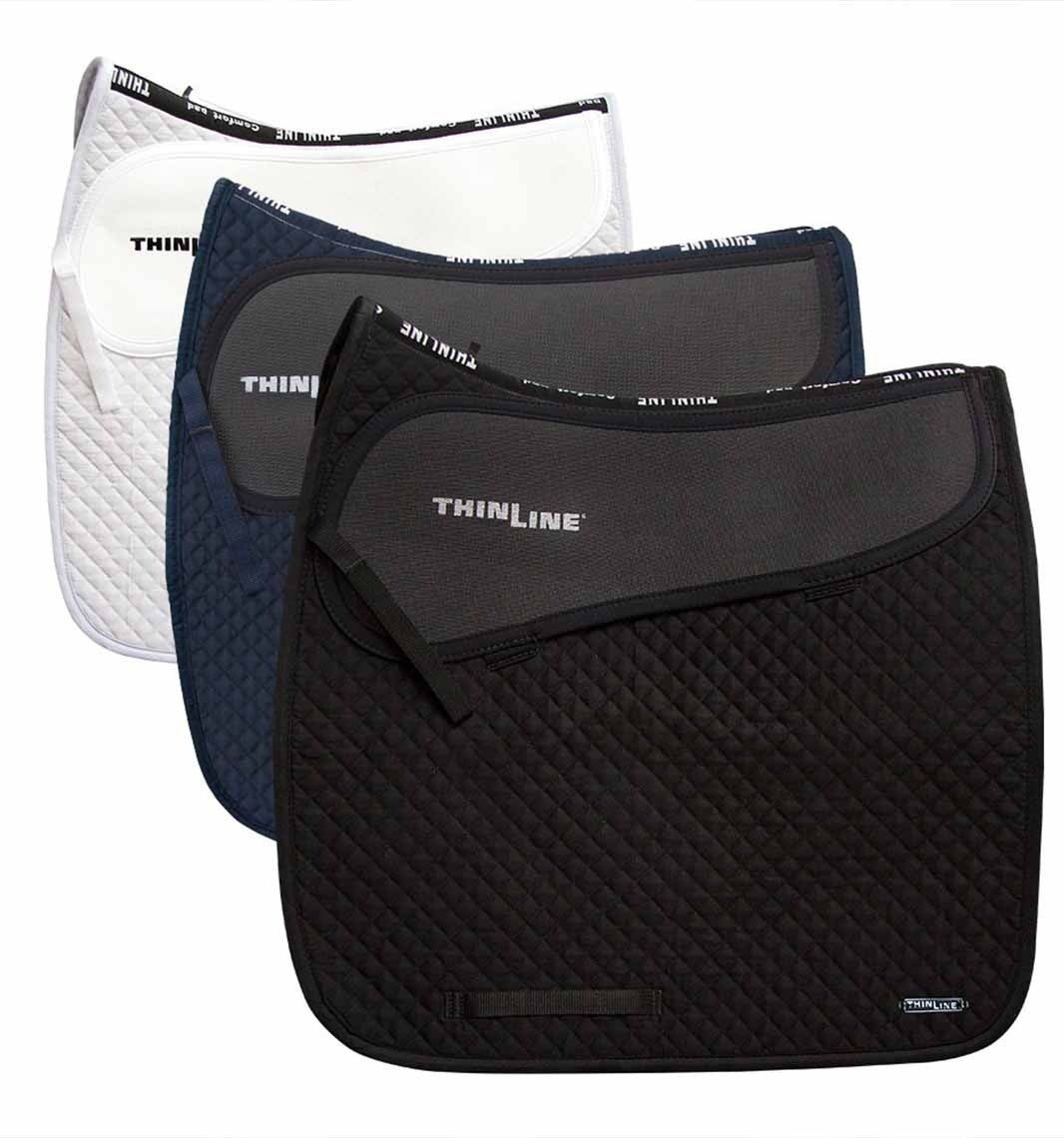 ThinLine Dressage Saddle Pad in Black