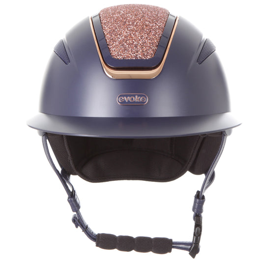 Evoke Calisto Wide Peak Navy /Rose Gold Crystal - order for mid June delivery