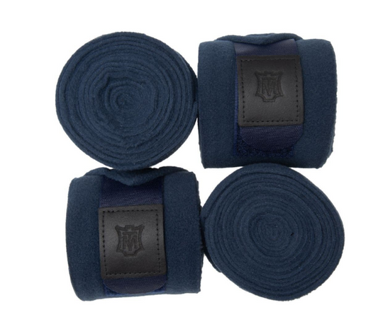 Mattes Luxury Bandages - Set of 4 Navy